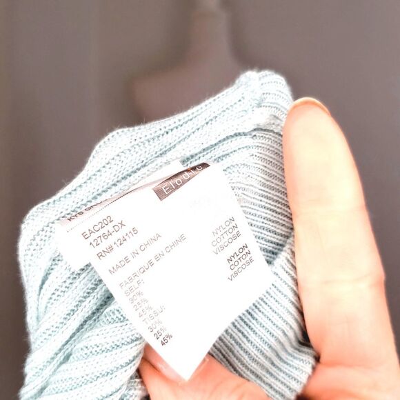 Elodie women's Green Sweater size L - Picture 3 of 4